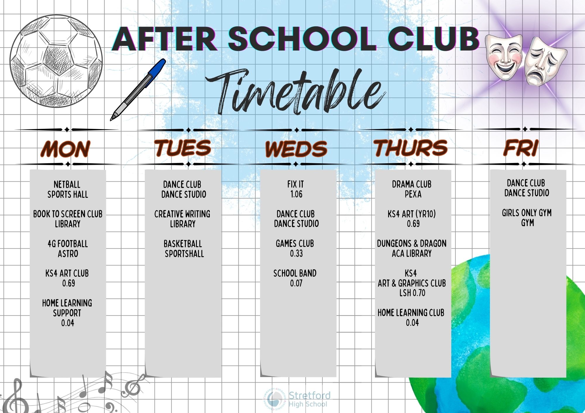 Club TT after school Term 2